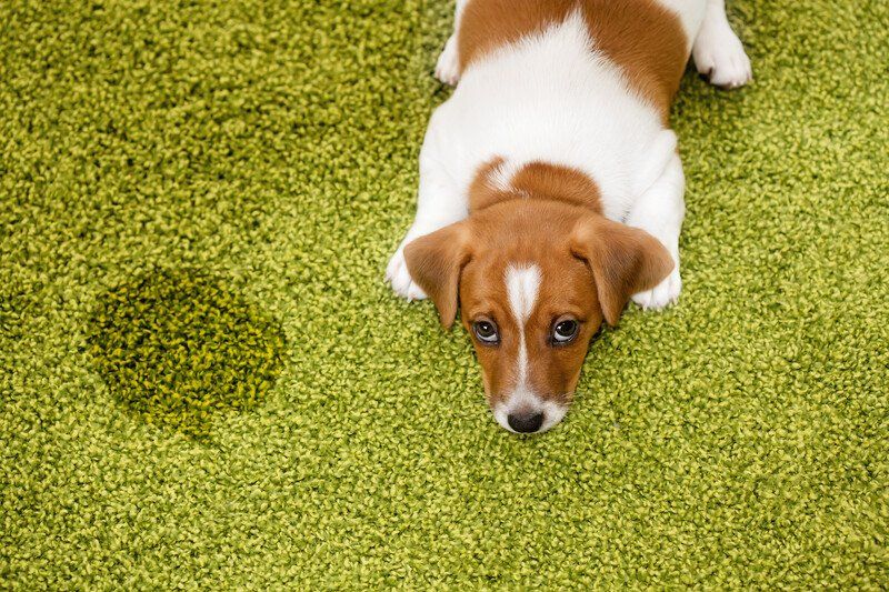 Dog urine shop on rug